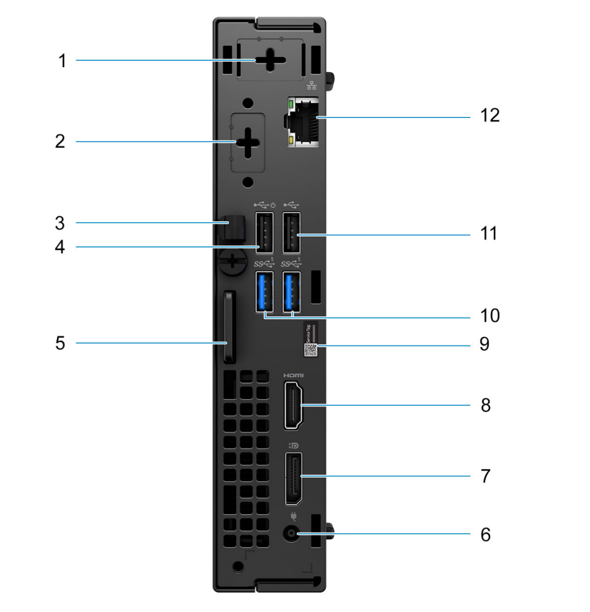 Powerful Dell Optiplex MFF Micro Desktop Computer Intel B660 Chipset 8G DDR4 RAM 256G SSD