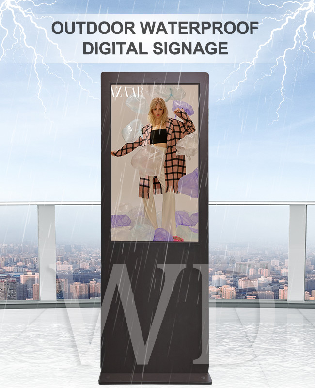 LCD 43 INCH Outdoor Signage With Auto Brightness Control