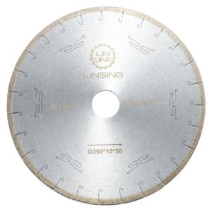 Buy cheap Cold PRESS 350mm J-Slot Diamond Segment Saw Blade for Marble Cutting Industrial Grade product