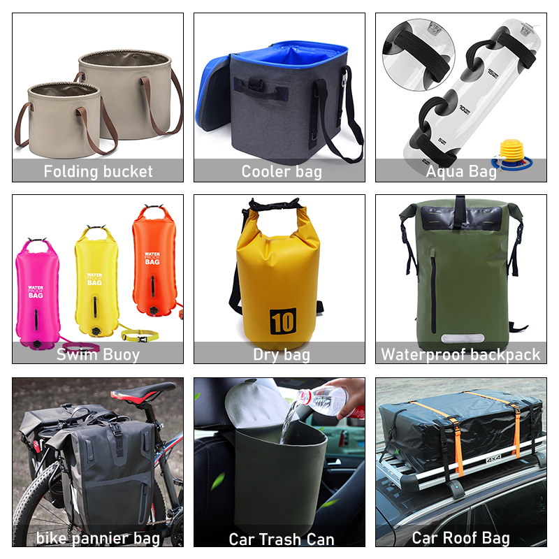 OEM 20L 28L 35L Triathlon Swimming Buoy Collapsible Portable Safety