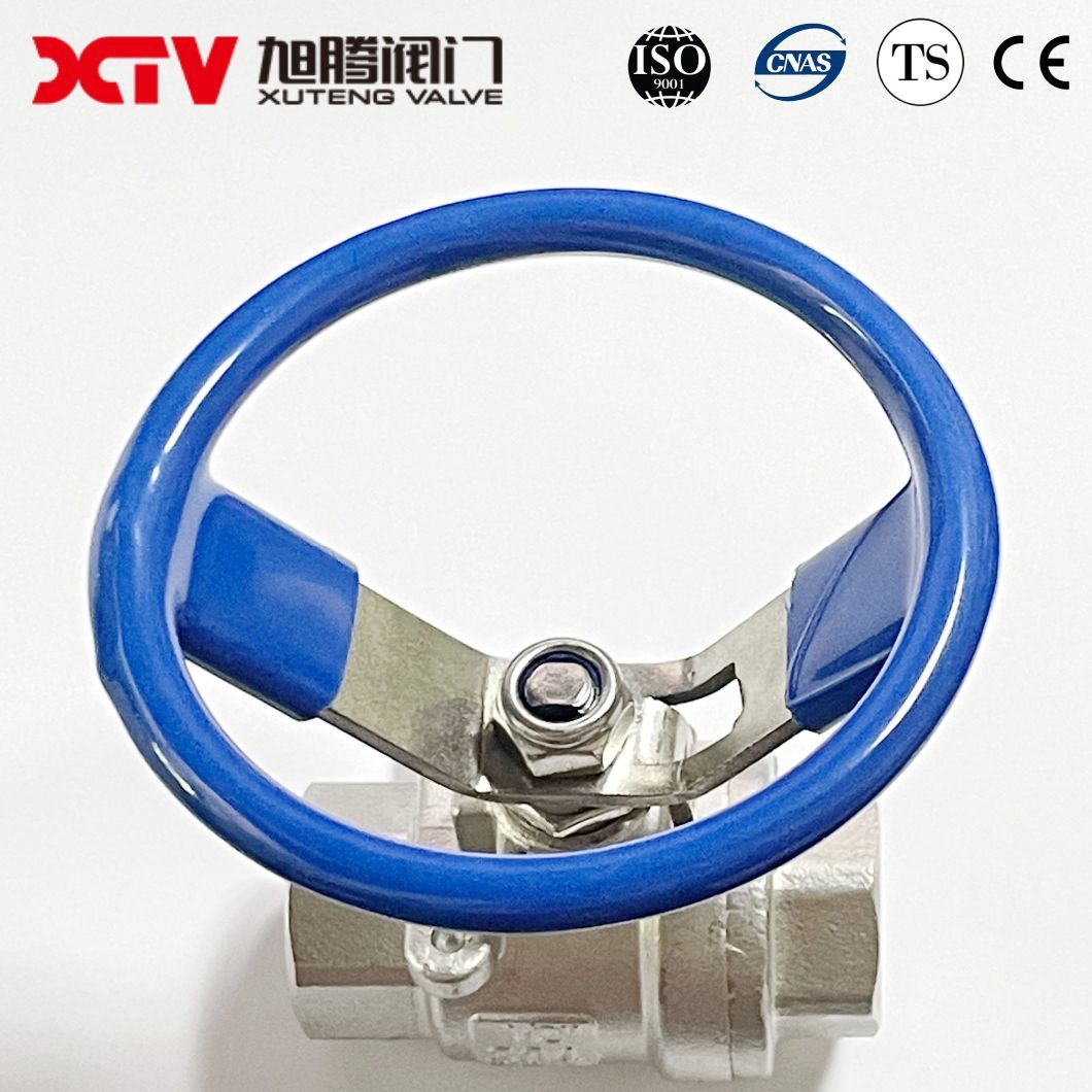 Stainless Steel Ball Valve with Round Handle Is Used in Chemical Industry