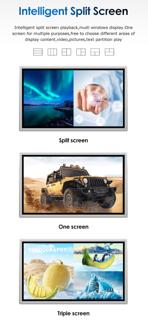 Android OS Digital Signage Kiosk IR Lcd Advertising Display 32 Inch