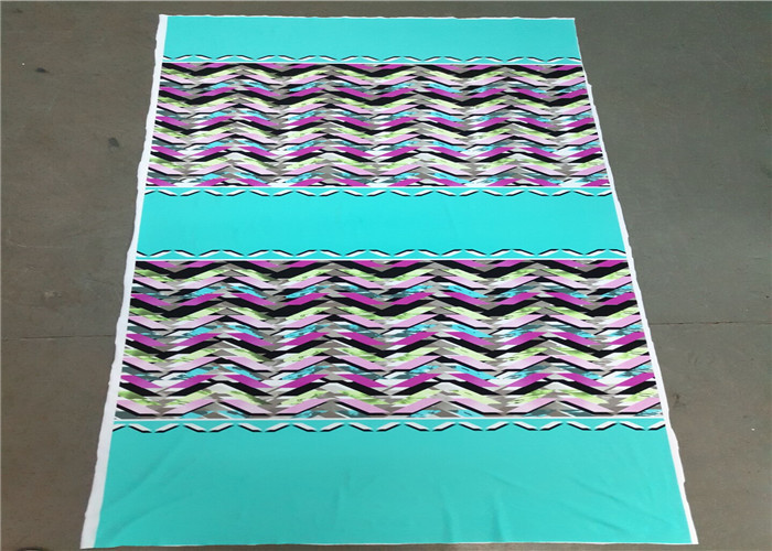 Desert Floral Recycled Lycra Fabric With Sublimated Transfer Printing