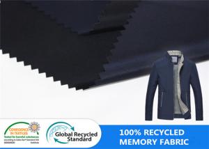 China 100% Recycled Plastic Bottle Polyester Memory Like Water Repellent Winter Jacket Fabric on sale