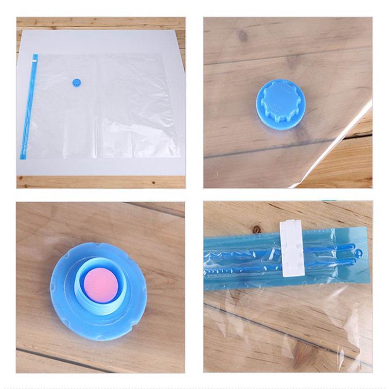 Queen Size Mattress Storage Bag PE Plastic Vacuum Hot Stamping