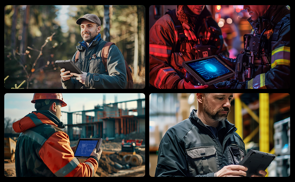 ONERugged M10J 10.1" Rugged Tablet Win11 Pro N5100 CPU IP65 Waterproof 4G/WiFi/BT5.0/NFC