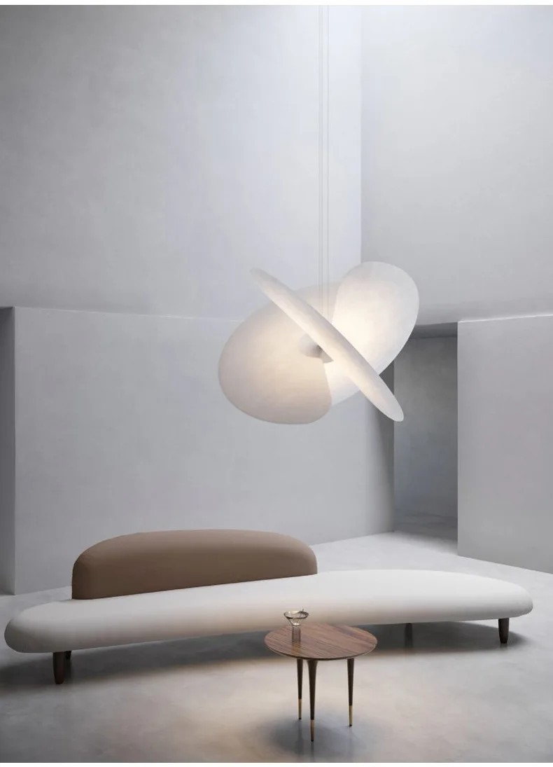 Luceplan Levante Pendant Light Nordic Silk Chandelier Illa Apartment Duplex Staircase chandelier guzhen(WH-AP-550)