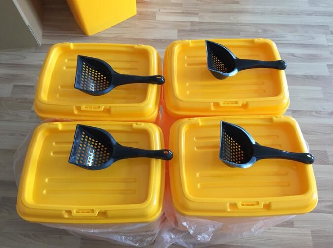 Food grade square Plastic Bucket 20 liter with lid, dog food plastic container, PP/PE Plastic dogs-food Bucket Pail Easi
