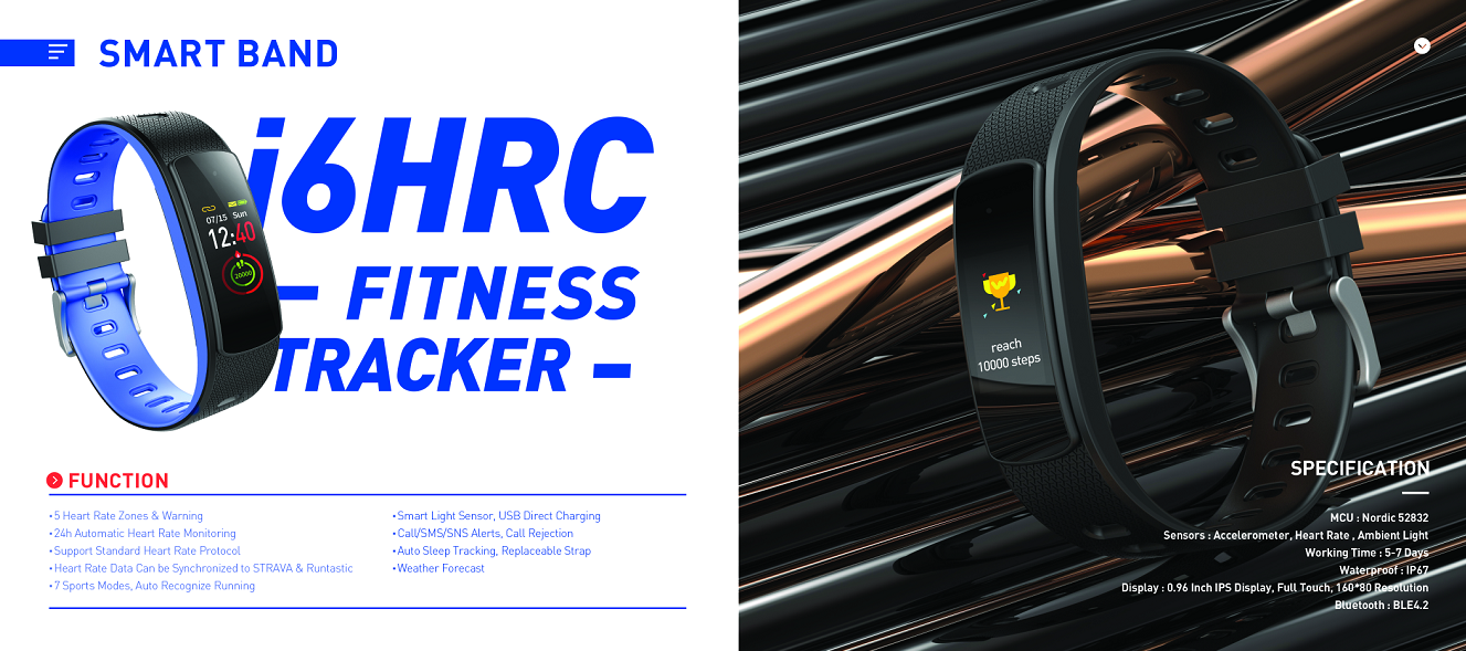 OEM ODM Smart Wristband ECG Smart Watch
