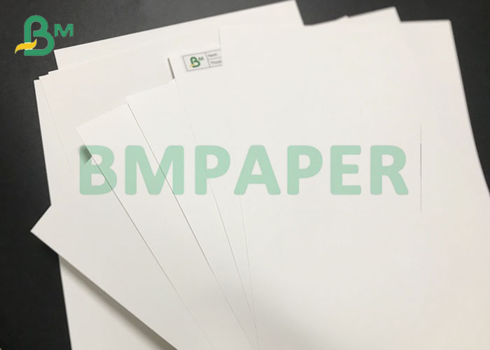 Decomposable 100um To 200um White Caco3 Based Stone Printing Paper Sheets 