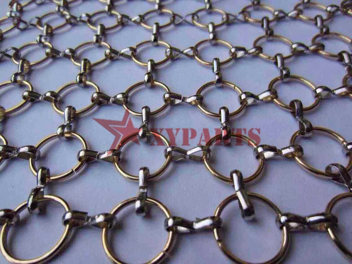 Height 4.5m Width 25m Electric Drive Unit Special Ring Mesh Closure In Stainless Steel
