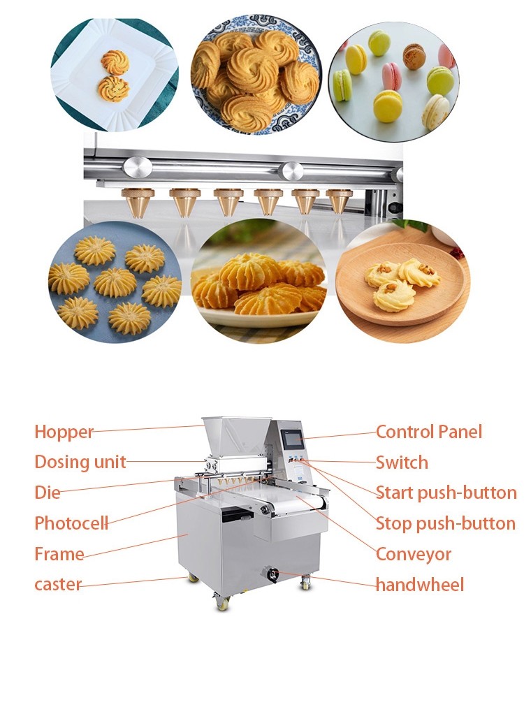 Functional Stainless steel mini machine biscuit making machine automatic cookies making machine