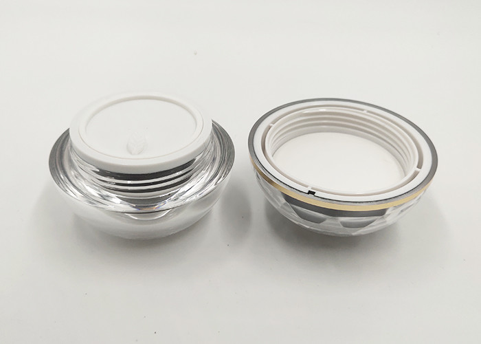Acrylic Plastic Cream Jar Round / Square Shape