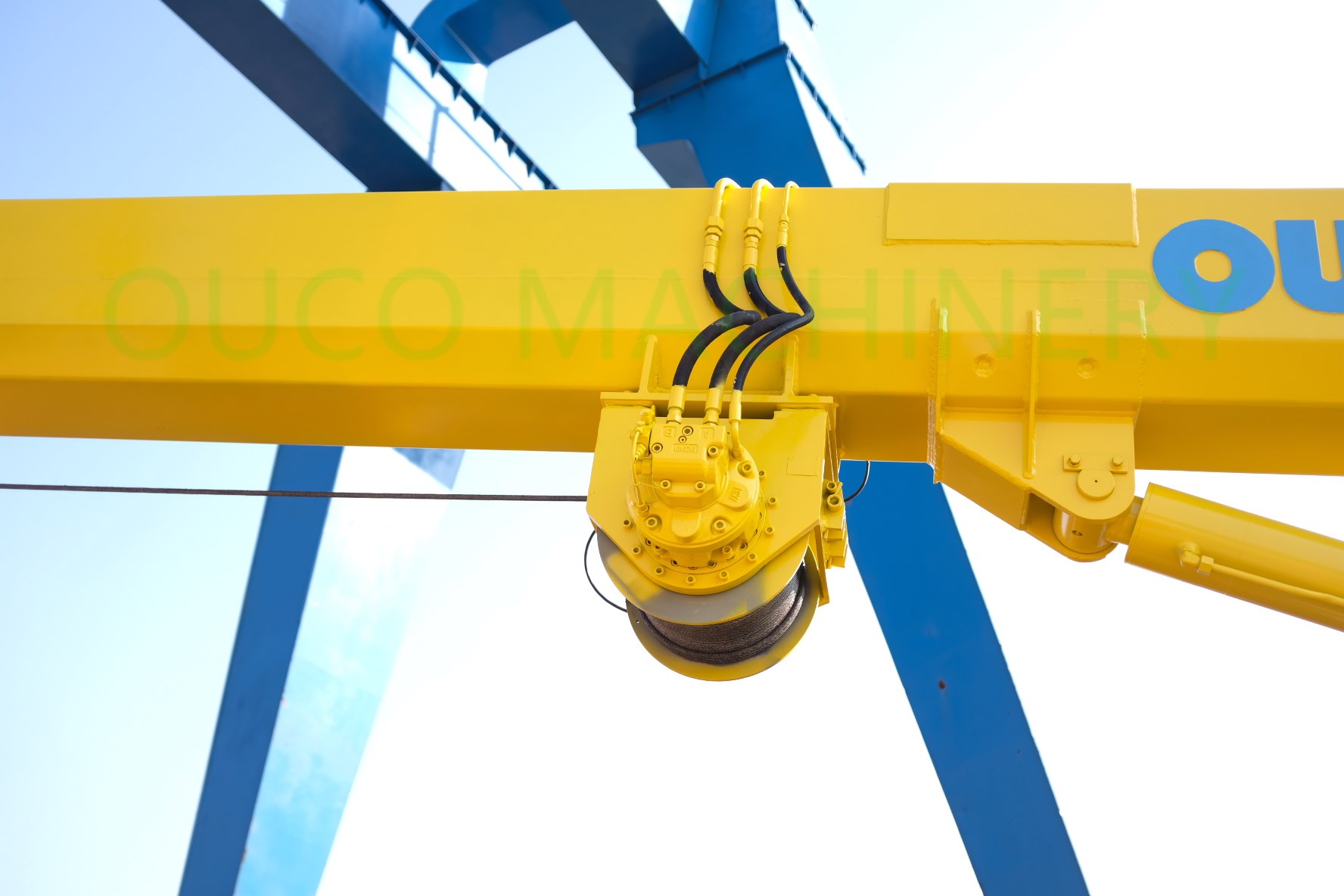 Vessel Loading Electro 0.2T Telescopic 20M Marine Cranes
