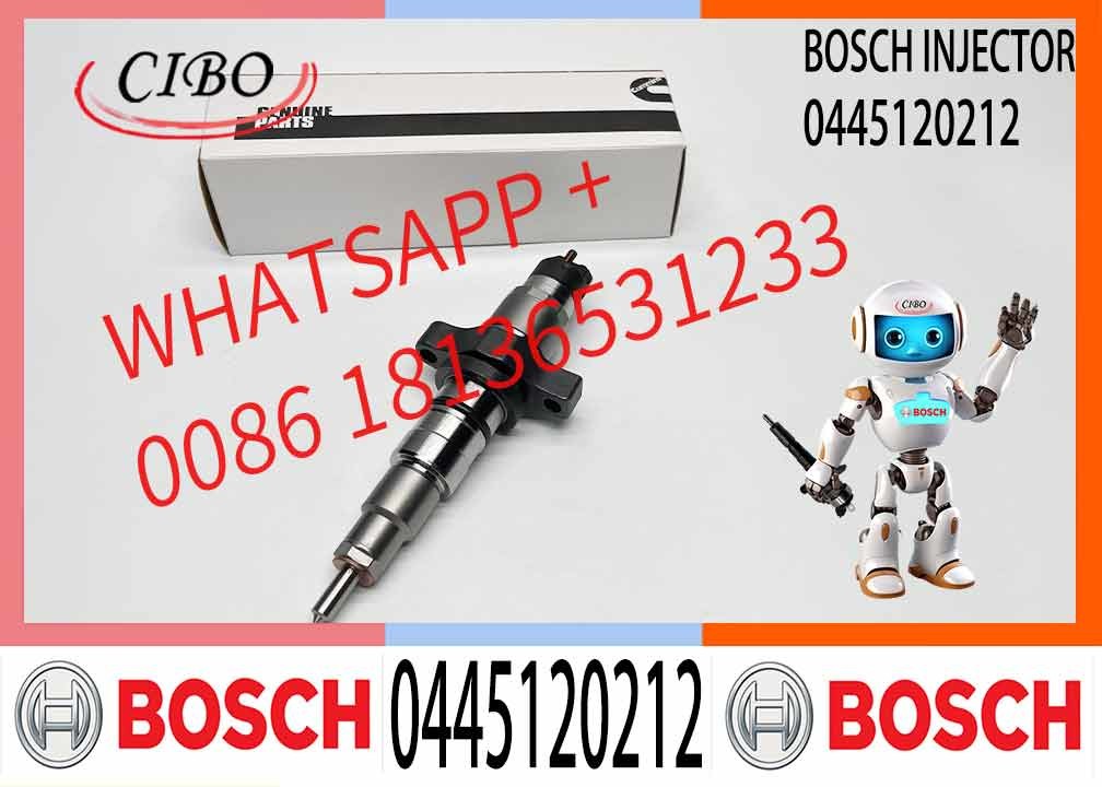New Inyector Diesel 0445120212 Common Rail Injector 2830957 0445120007 For Cummins