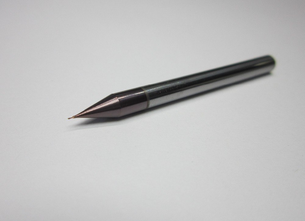 AlTiN Coating 2 Flute Carbide End Mill Tool For CNC