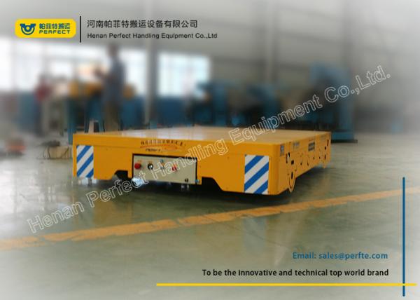 AC Powered Trackless Material Transfer Cart / Rail Transfer Cart For Paper