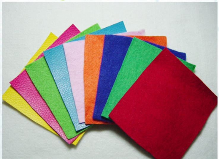 Non Woven Soft Dyed 2mm Felt Width 185CM Poly Linen Fabric