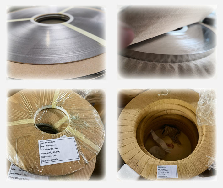 0.2mm Thickness N6 Grade Pure Nickel Strip For Lithium Battery Pack