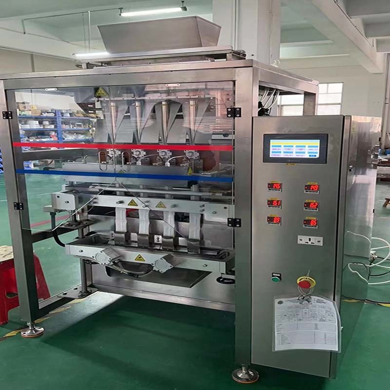 2 Lanes Automatic Powder Filling Machinery High Capacity Instant Coffee Sachet Packing Machine