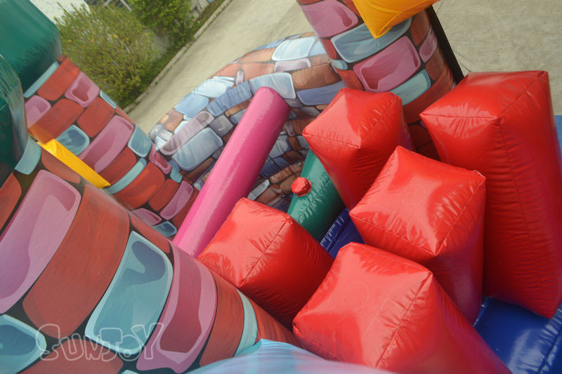 15oz PVC Inflatable Rose Funcity Theme Park Digital Printing