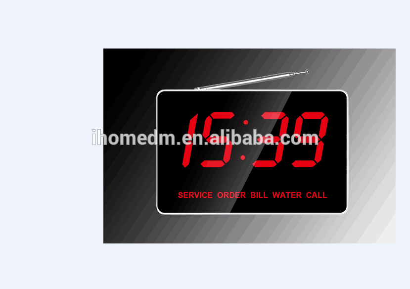 wireless call system display panel and call button