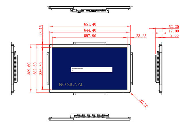 27-Inch Display for Control Centers and Public Information Displays
