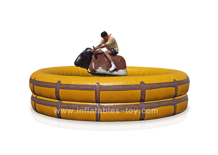 Amusement Park Inflatable Sports Games , Inflatable Sporting Mechanical Bull