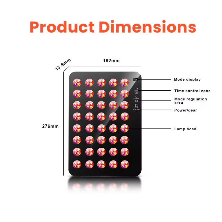 160pcs LED Facial Rejuvenation Skin Whitening LED Infrared Red Light Therapy Device