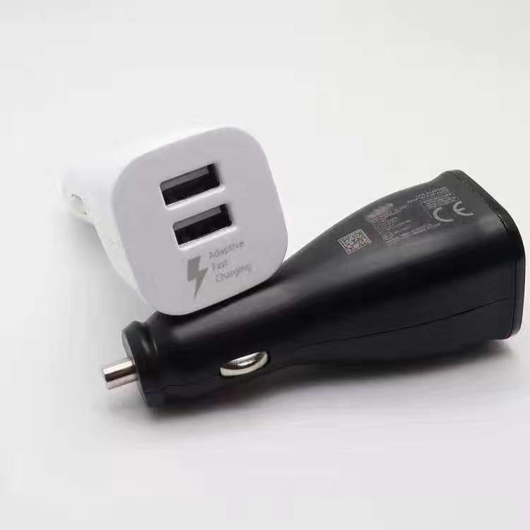 Durable Dual Port USB Portable Car Charger QC30W 15w For S8