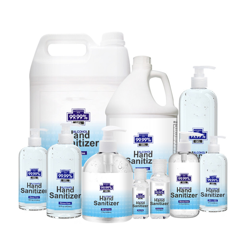 Rinse Free 300ml 500ml Liquid Hand Sanitiser Gel Antibacterial