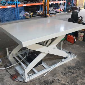 Warehouse Manual Hydraulic Scissor Lift Platform 1 Ton 40ft Heavy Duty