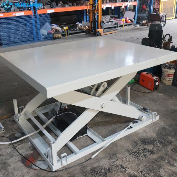 Quality Warehouse Manual Hydraulic Scissor Lift Platform 1 Ton 40ft Heavy Duty for sale