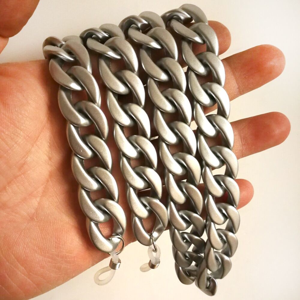 Wholesale good quality colorful Eyeglasses chain and Face shield chains for adult