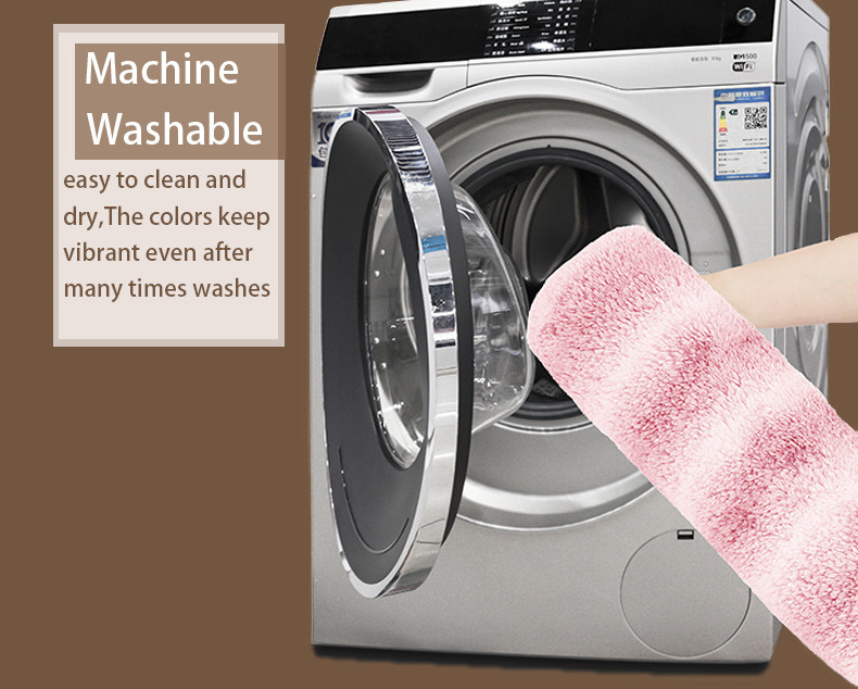 20x30 Multipurpose Plush Microfiber Shaggy Bath Mat Pink Color