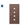 Buy cheap Swing Security Black Walnut Wood Fire Rated Glass Doors from wholesalers