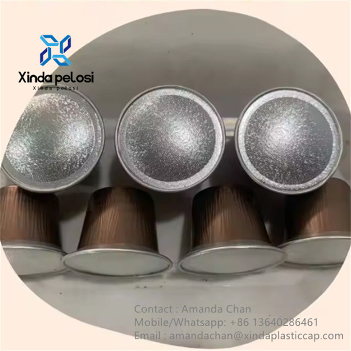 Aluminum Empty Coffee Capsules Custom Coffee Capsules With Foil Lid