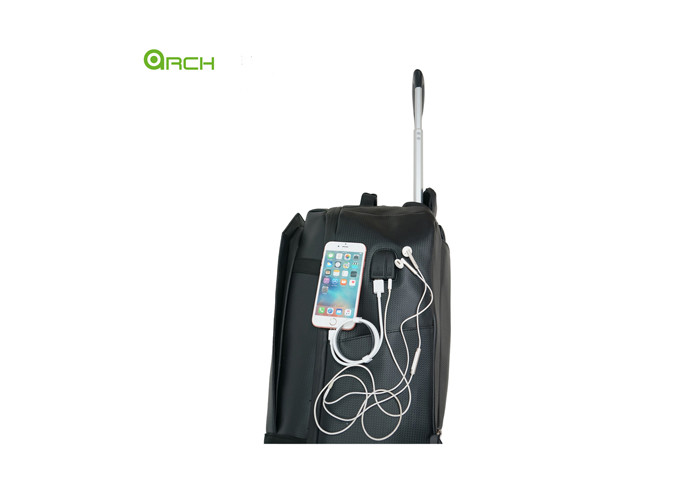 Fashion Polyester Waterproof Carry On Wheeled Backpack
