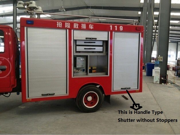 Anodized Aluminium Security Roller Shutter for Fire Truck Door
