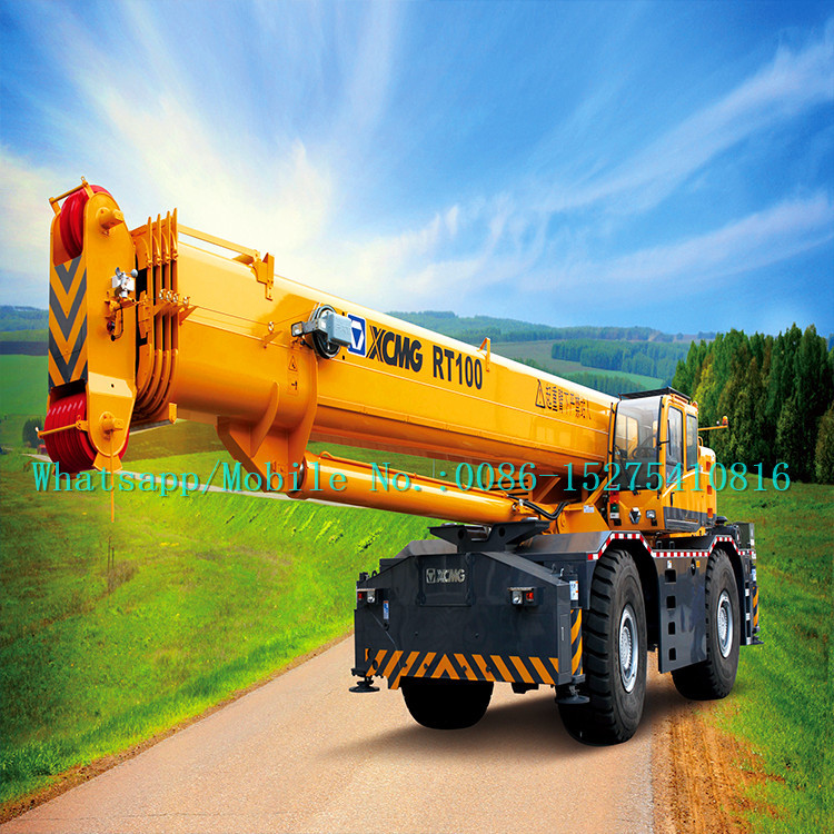 XCMG RT100 100ton rough terrain crane all wheel Drive With Cummins Engine High Cost Effective
