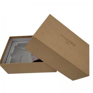China Golden Print Logo Velvet Packaging Box Rigid For Infant Formula on sale