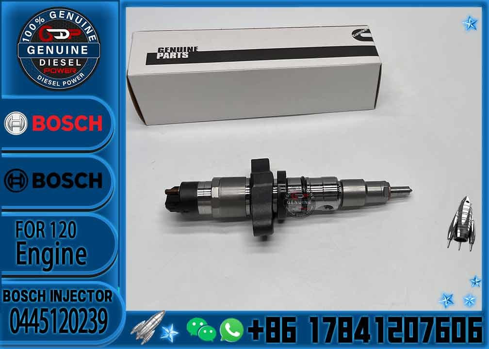 5263312 0445120239 Cummins ISB QSB5.9 Diesel Engine Parts Injector Nozzle 5263312 0445120239