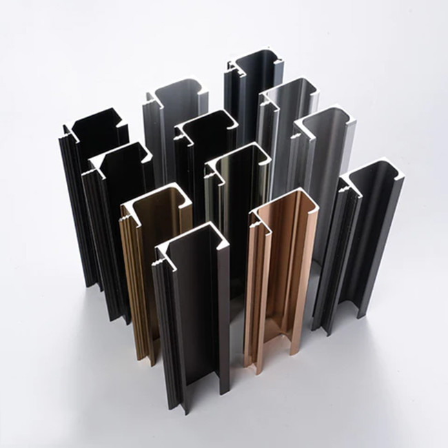 Kitchen Aluminium Profiles G Handle Grey Color