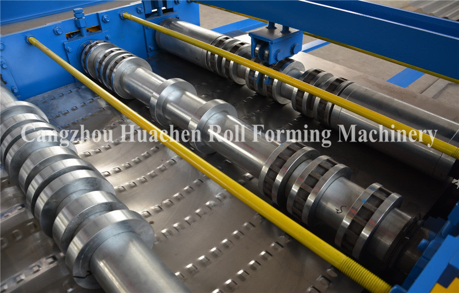 Steel Floor Decking Sheet Roll Forming Machine / Roll Former