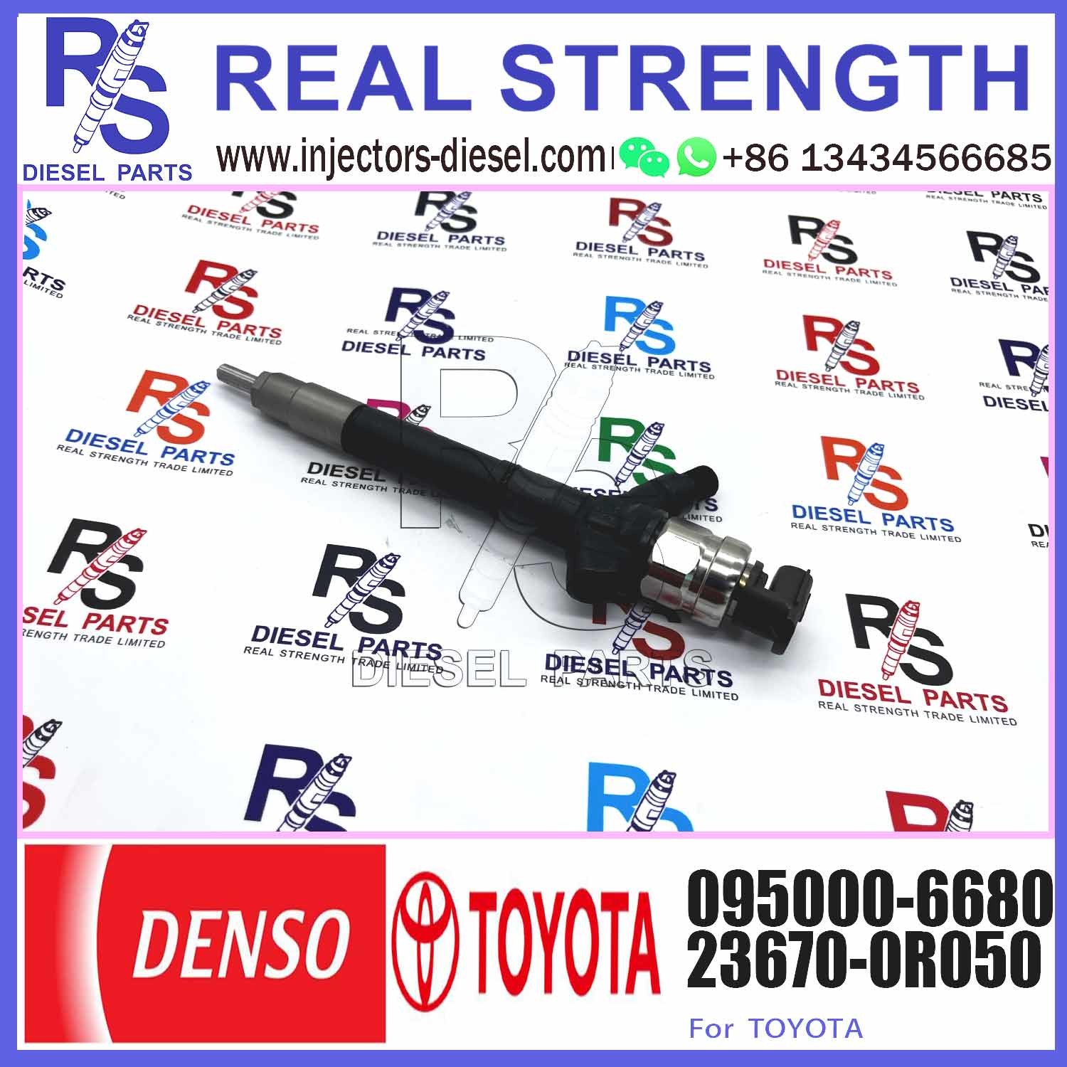 Injector Nozzle 23670-0R130 23670-09230 Injector For Toyota 1AD-FTV 2AD-FTV Common Rail Injector 095000-7320 095000-6680