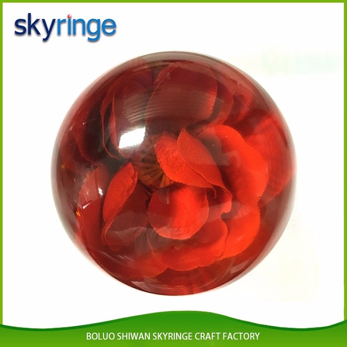 2.7" Resin Flower Paperweight 3D Dandelion Paperweight