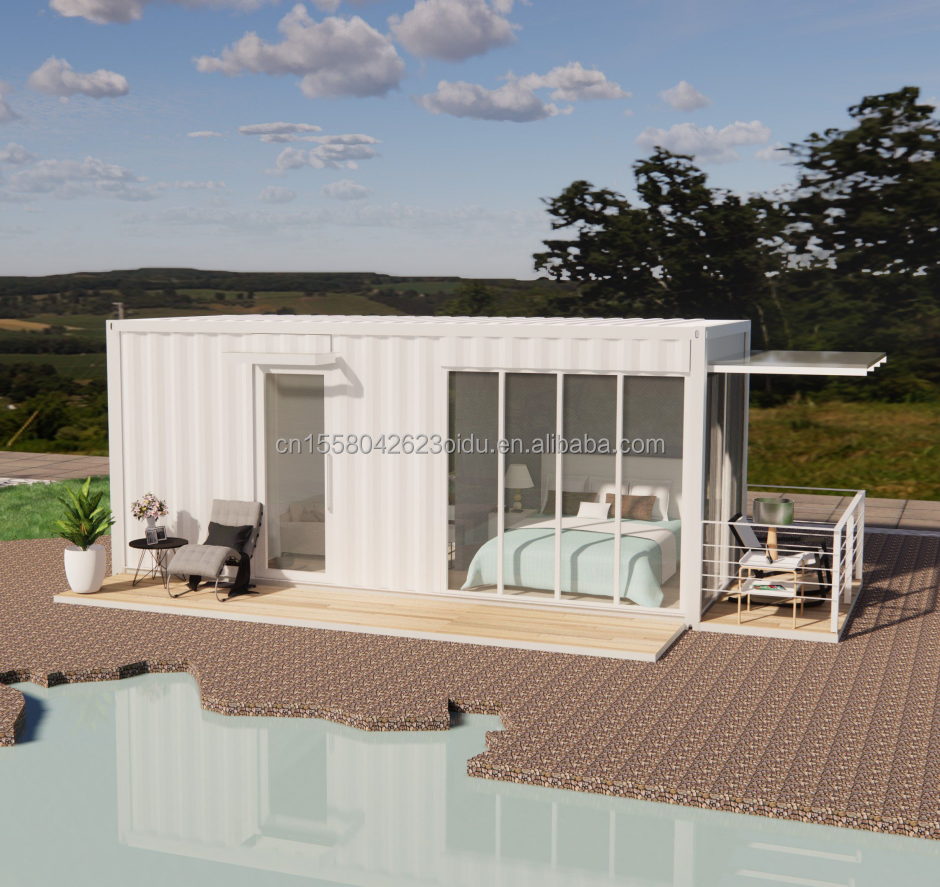 20ft Steel Frame Galvanized Steel Bending 180g Bathroom Container House Movable Prefabricated House for Products