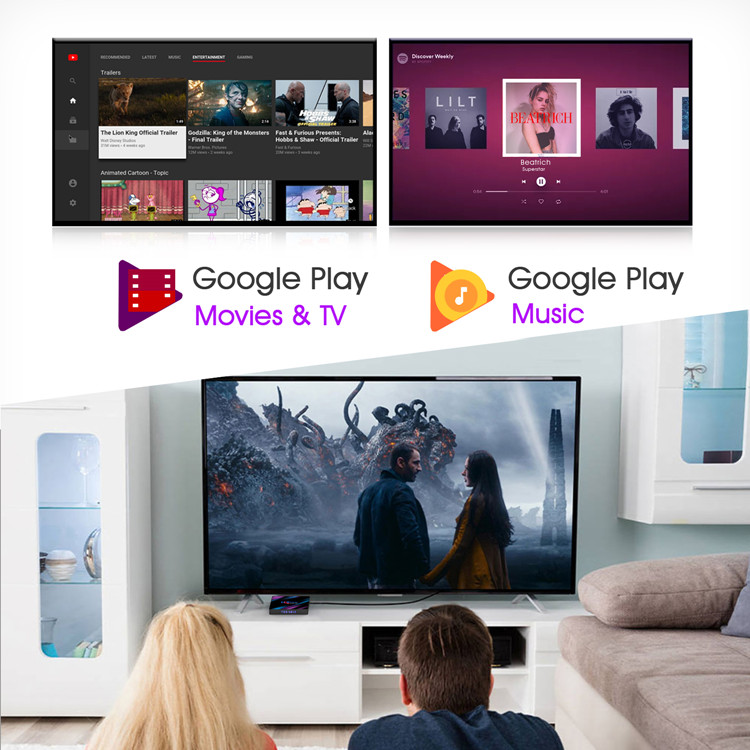 H96 MAX 3318 Rockchip RK3318 Quad Core Dual Wifi 4K Media Player Android TV BOX