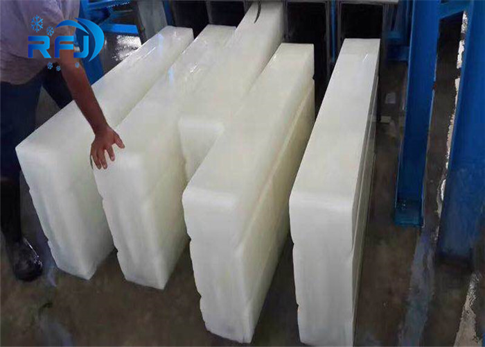 Capacity 3 Tons 14KW Block Ice Making Machine Air Cooling With Direct Freezer