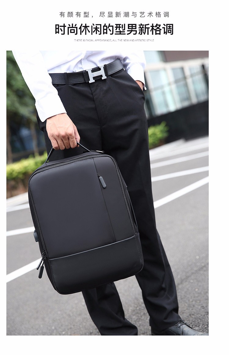 Large capacity travel mochilas crossbody notebook backpack unisex waterproof 15.6'' convertable laptop bag